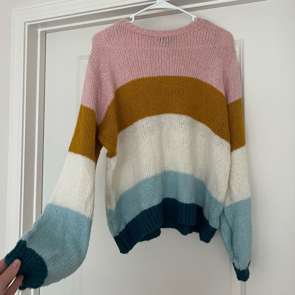 Topshop Color Block Sweater